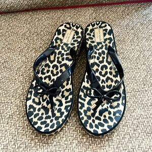 Kate Spade New York Rhett leopard wedge sandals size 10